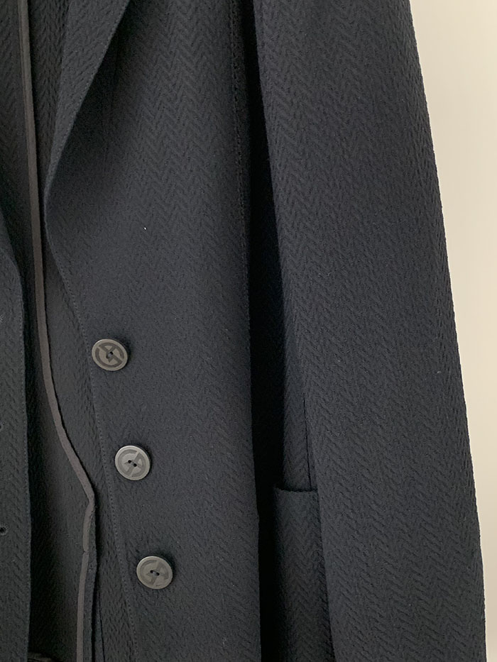 00's "Giorgio Armani" Three buttons Linen Jacket 복제