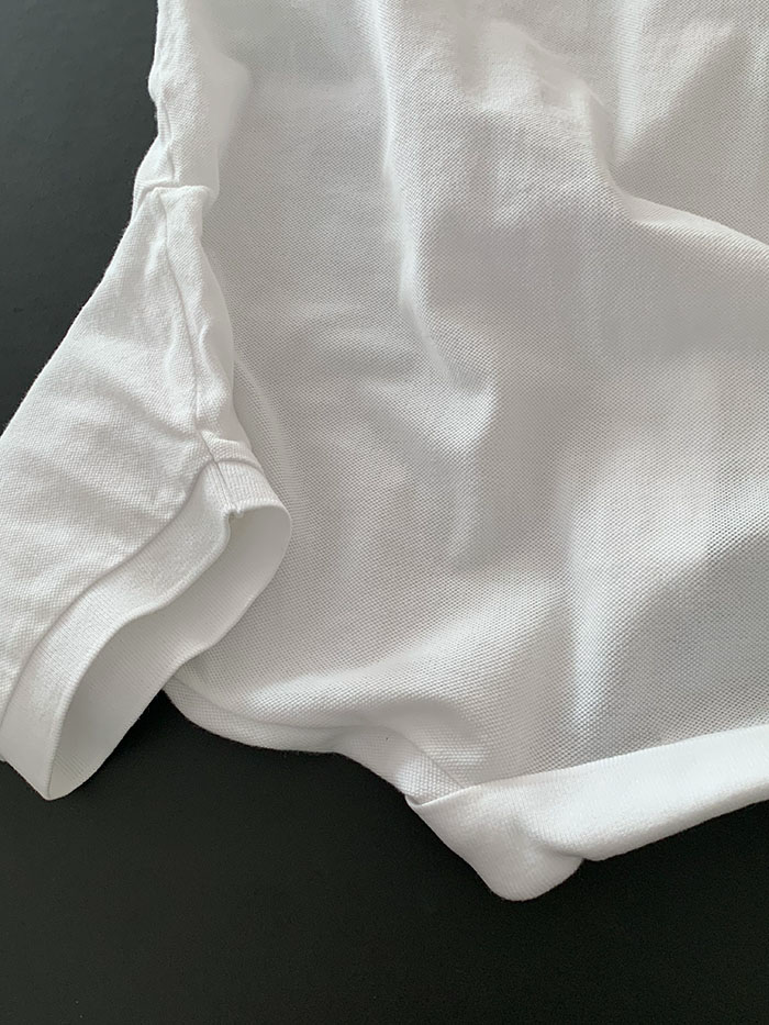 90's "Courreges" cotton Pique Knit 복제