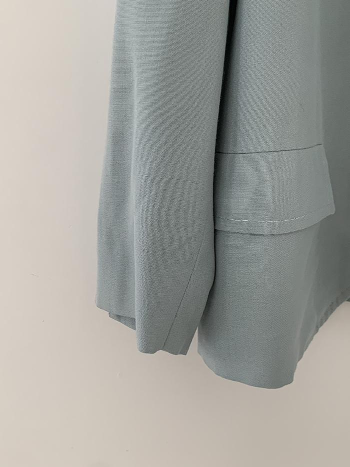 00's "PRADA" blue short Jacket