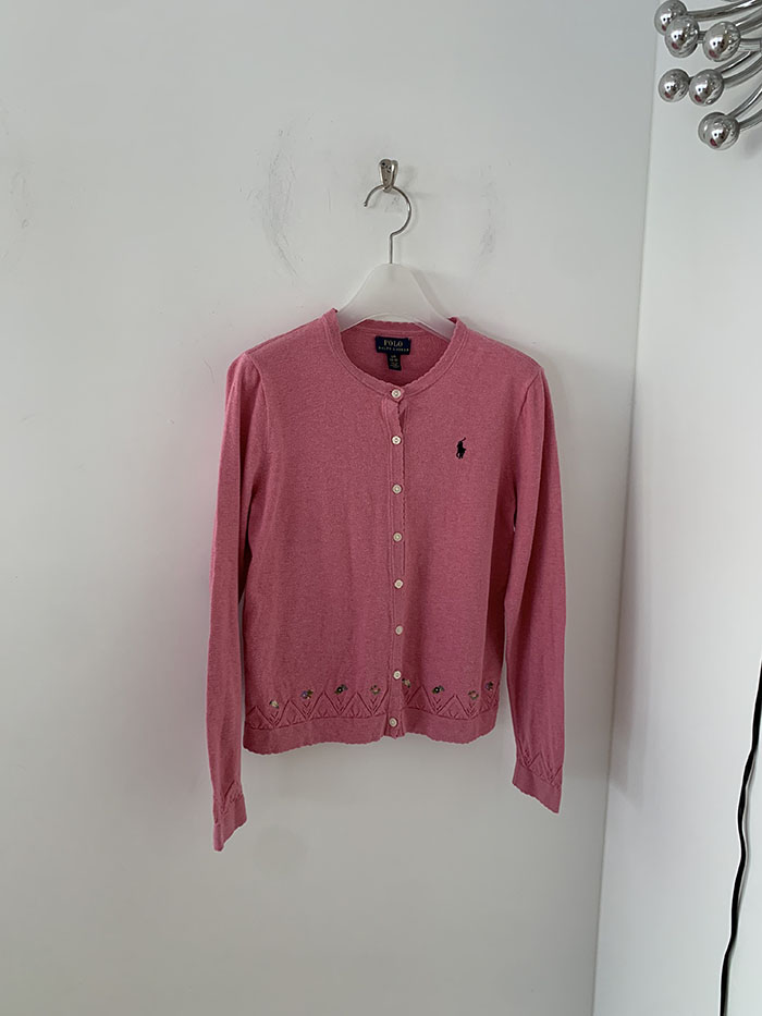 90's "Polo Ralph Lauren" wool Cardigan 복제