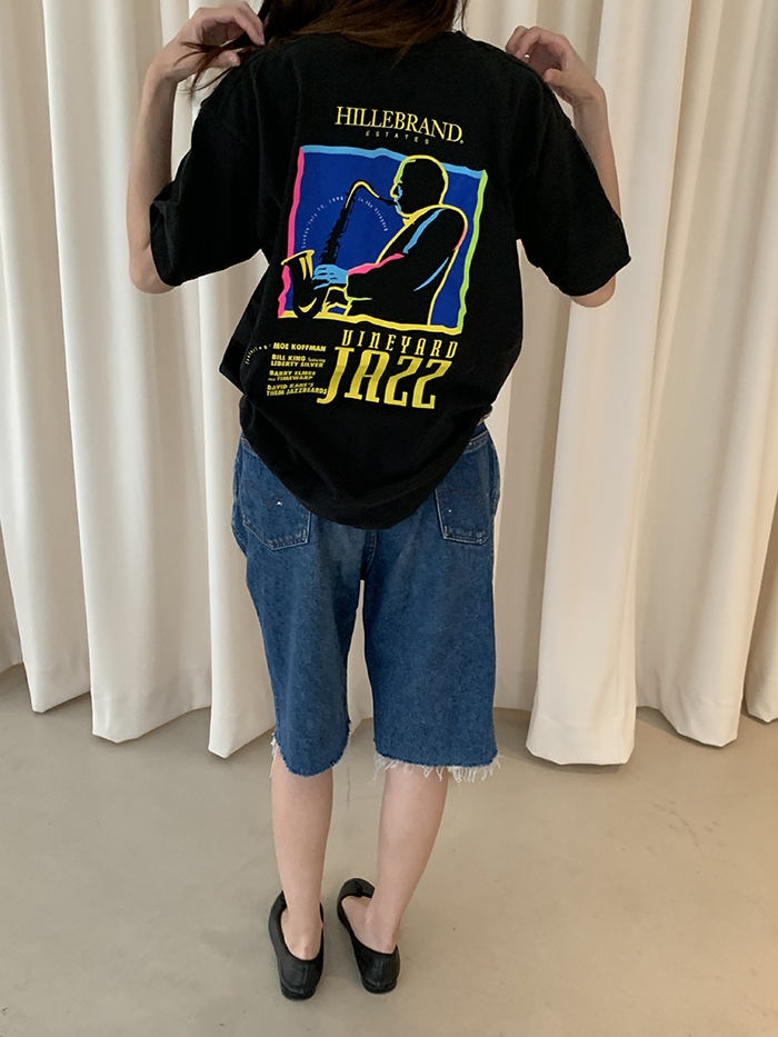 90's "Los Angeles" USA cotton T-shirt 복제