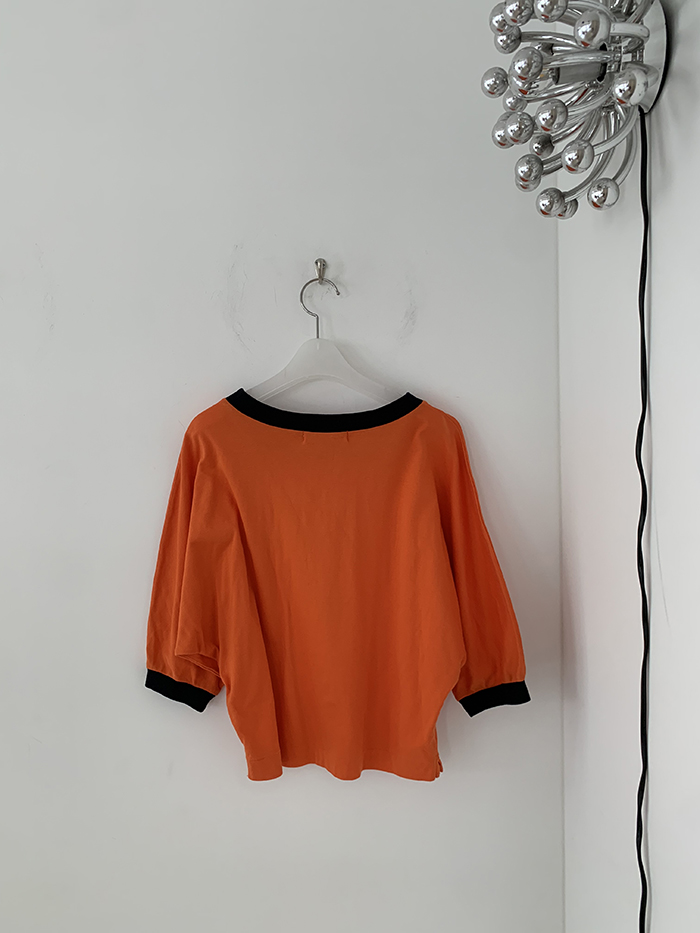 80's "Miss Chloe" striped T-shirt 복제