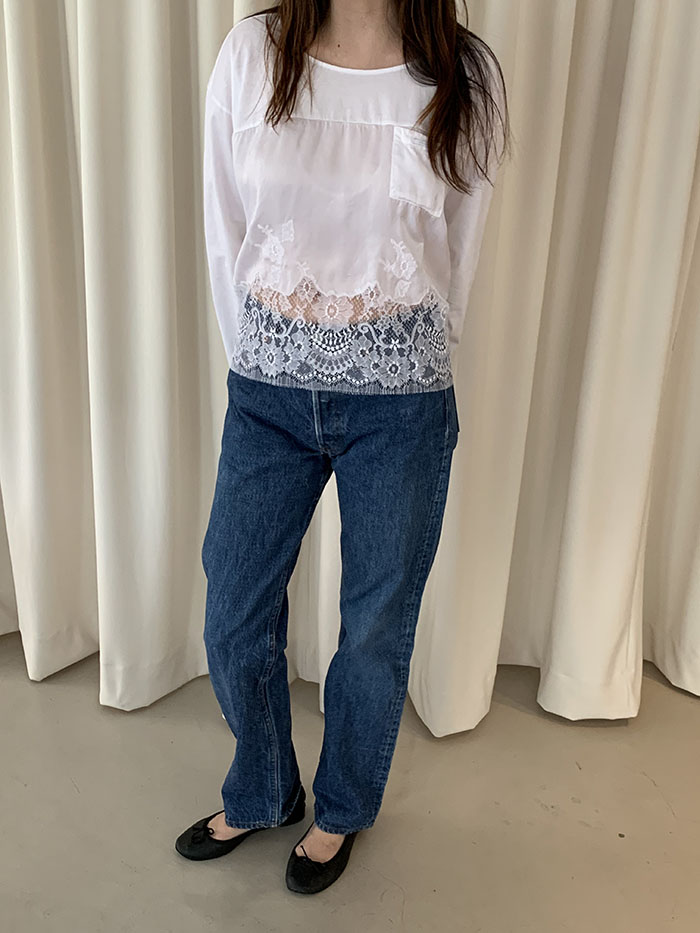 2020's "PRADA" Cotton Blouse Top