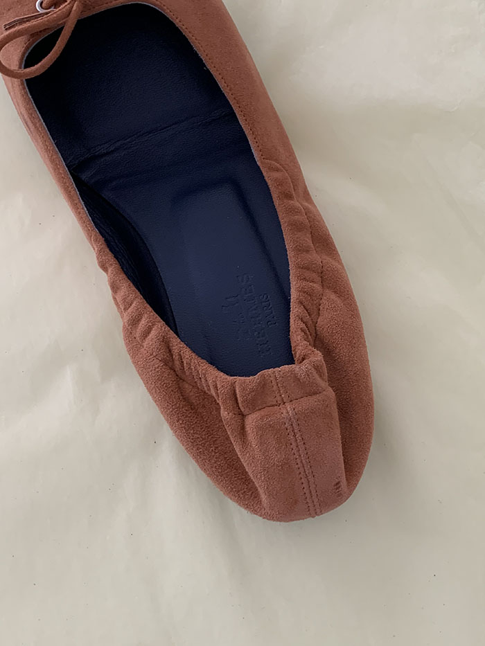 00s "Hermes" Logo Leather Shoes 복제