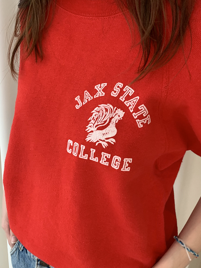 60's Champion USA Short Sleeve Sweatshirt