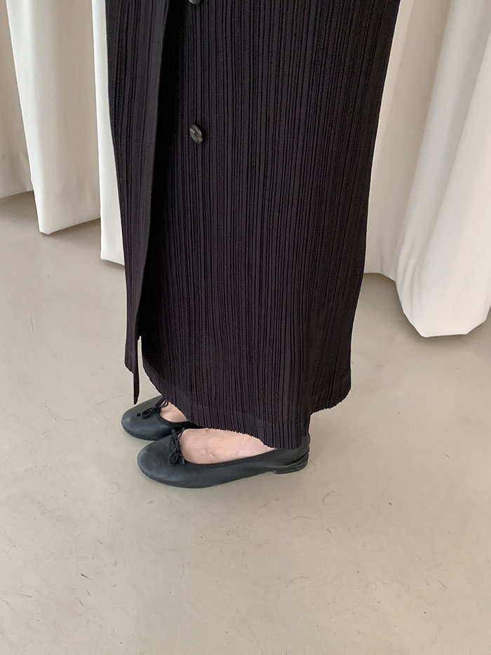 80's "HAI by ISSEY MIYAKE" Leather Skirt 복제