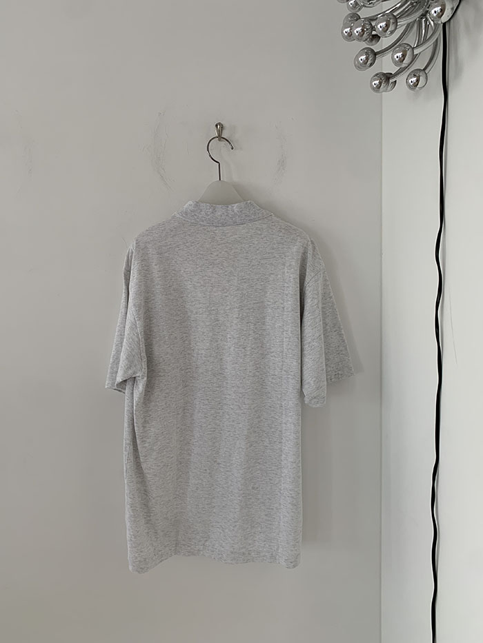 (Deadstock) 90's "ADIDAS 98" Cotton Pique Shirt