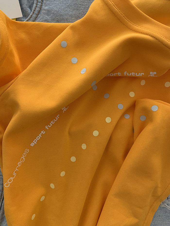 90's Courreges cotton T-shirt 복제 복제
