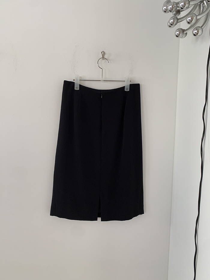 00's "Giorgio Armani" Black Skirt 복제