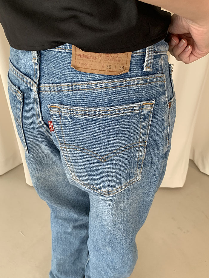 Levi's 510-0217 - size 27 (classic straight high rise fit)