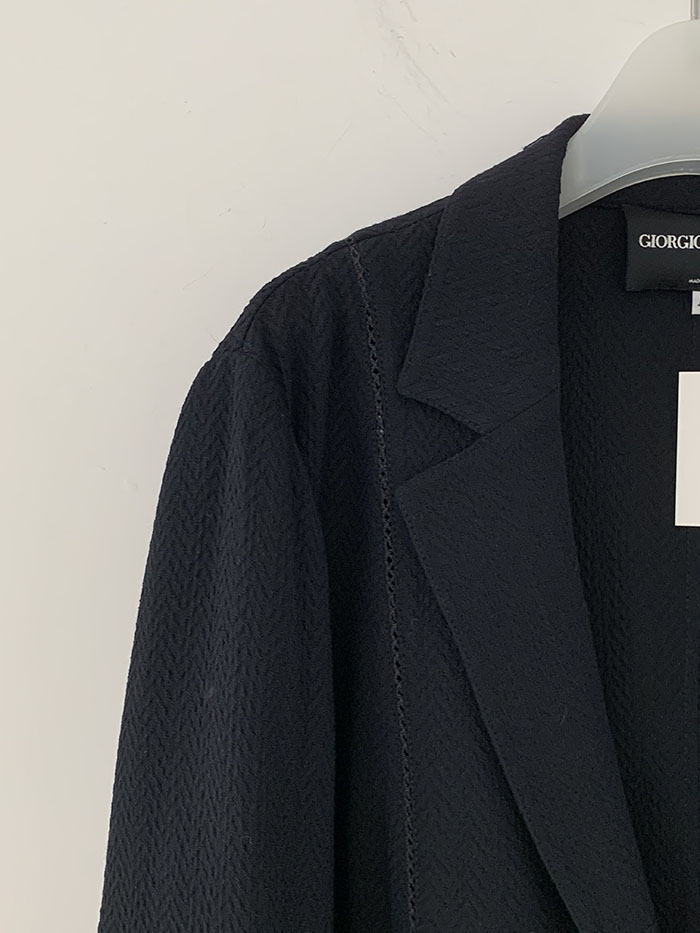 00's "Giorgio Armani" Three buttons Linen Jacket 복제