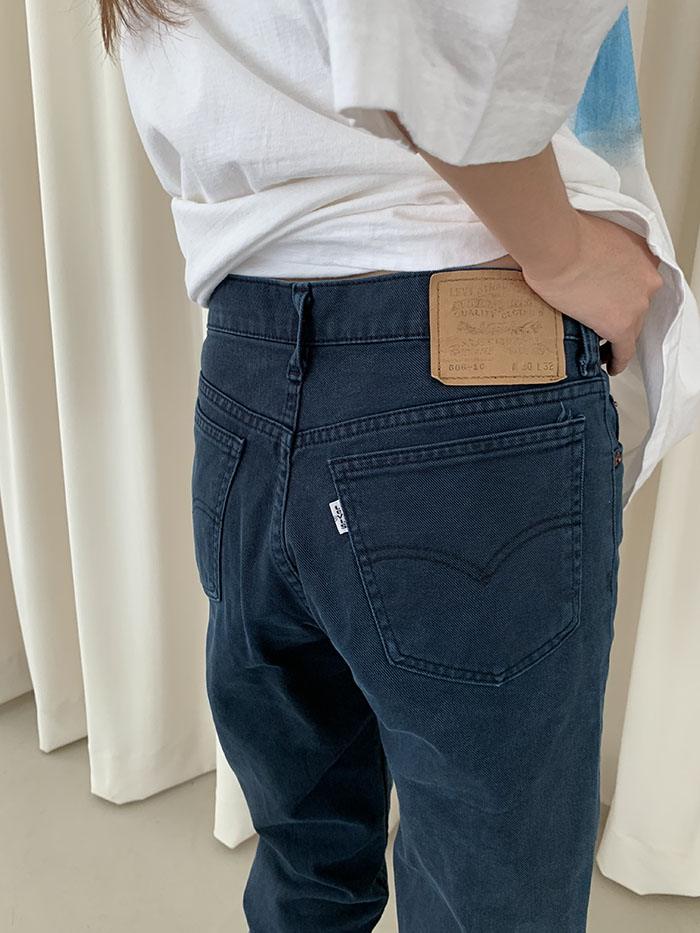 80's Levi's 606 - 0214 - size 24-25 (classic straight fit) 복제