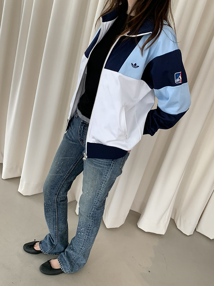 80's France Adidas Hoodie Track Top by W.Germany (rare piece) 복제 복제