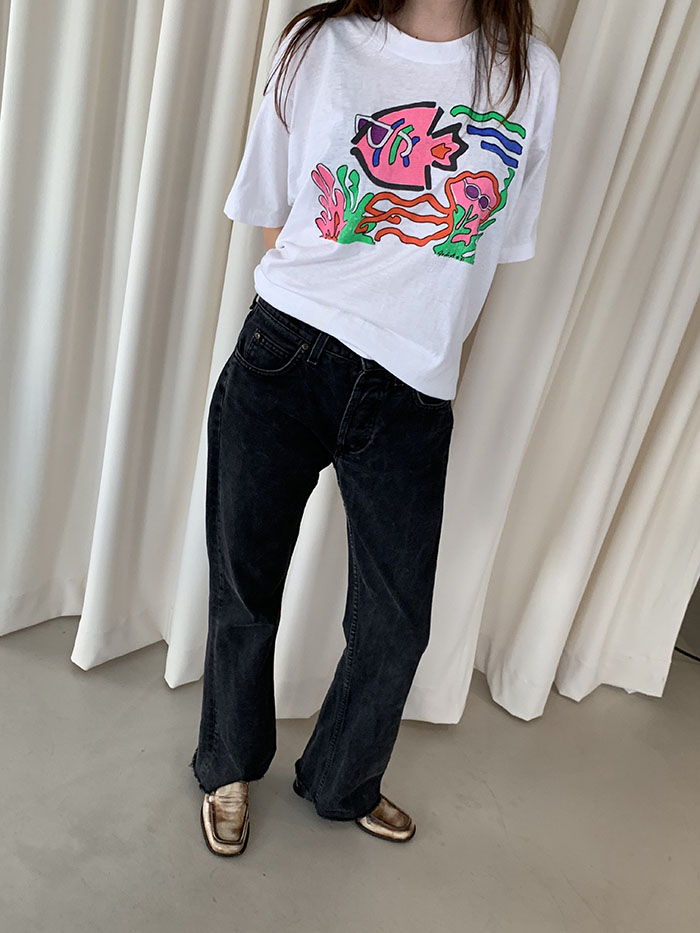 90's "Fish" 50/50 USA T-shirt