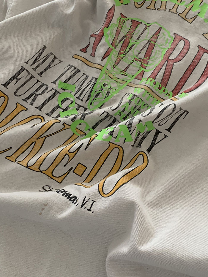 Vintage "HOMEMADE ICE CREAM" T-shirt 복제