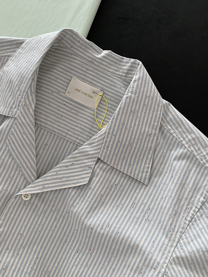 Aime Leon Dore striped open Shirt