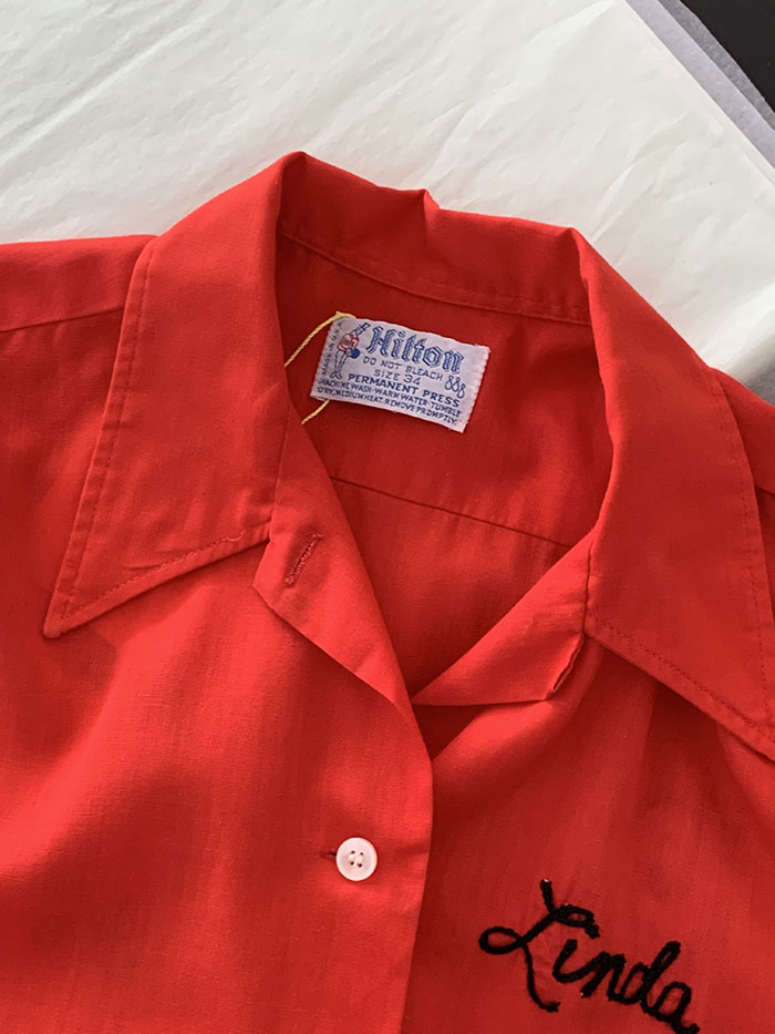 50-60's "Hilton" USA Bowling Shirt