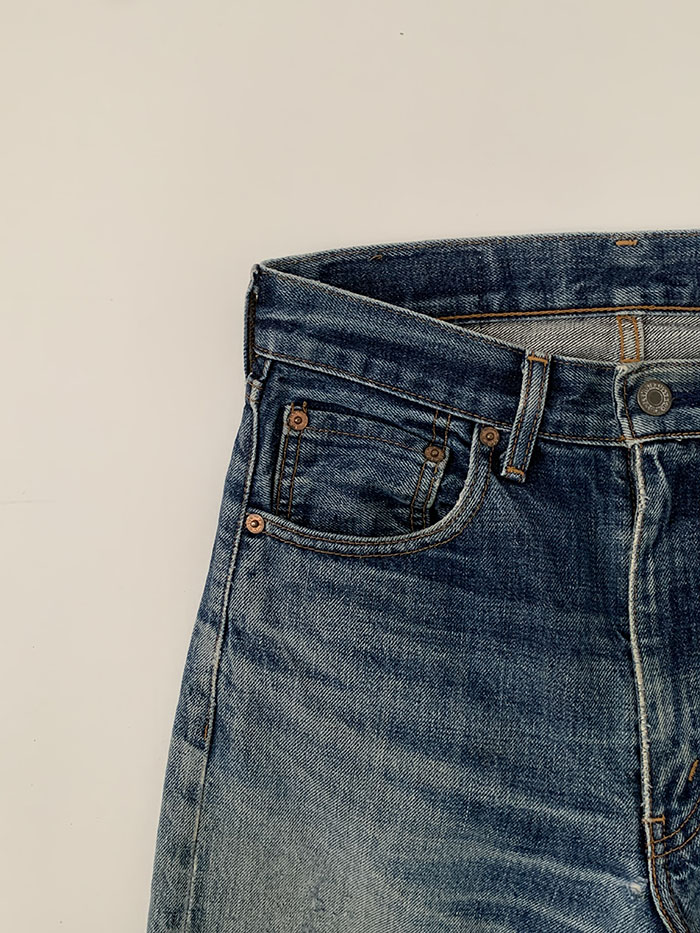 90's Levi's 502 - size 27-28 (Big E Selvage Red line) 복제