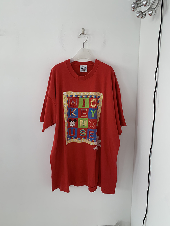 80's "Mickey" USA T-shirt
