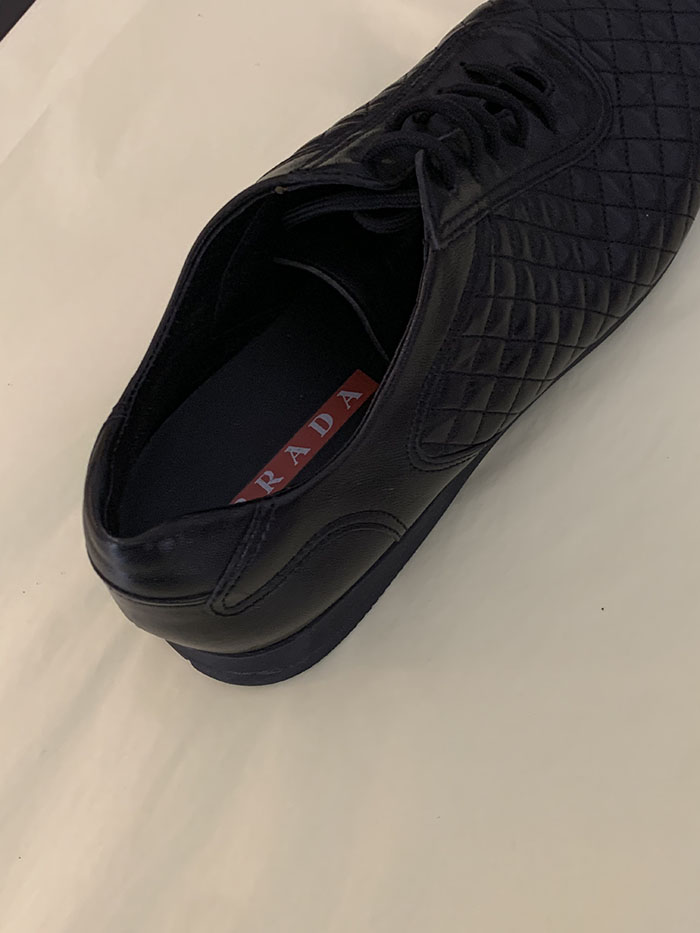 00's "PRADA" Leather Shoes ๋ณต์ 