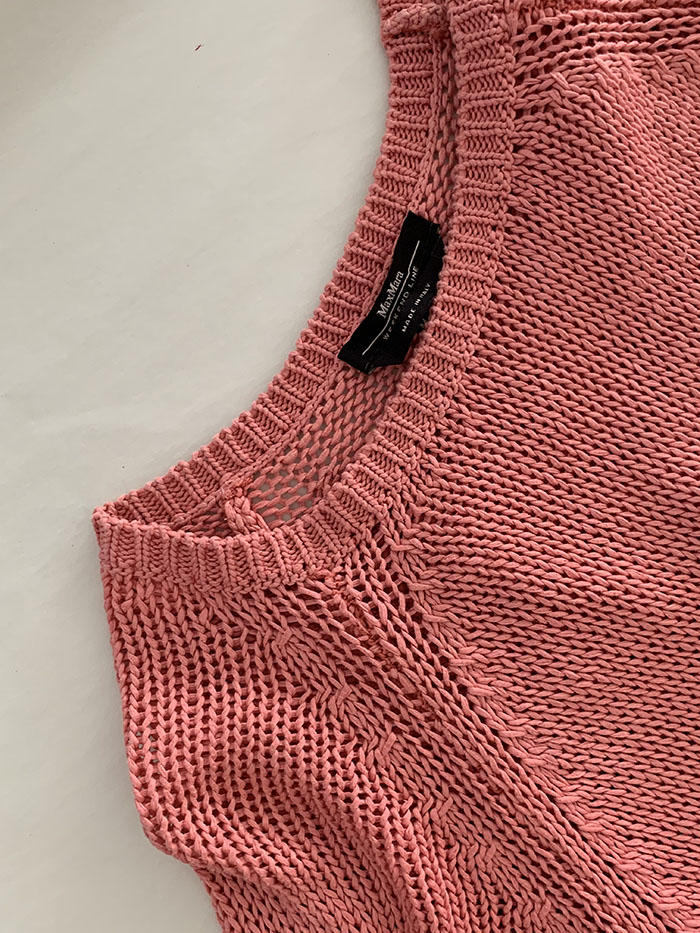 S MaxMara Linen Reglan Knit 복제