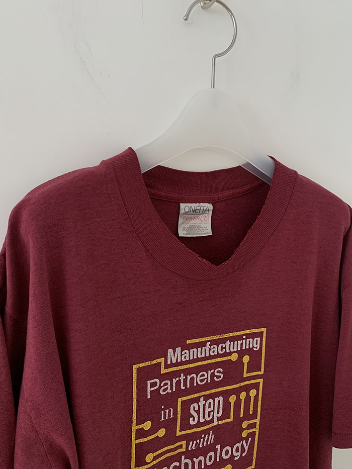 80's "Step" USA cotton T-shirt
