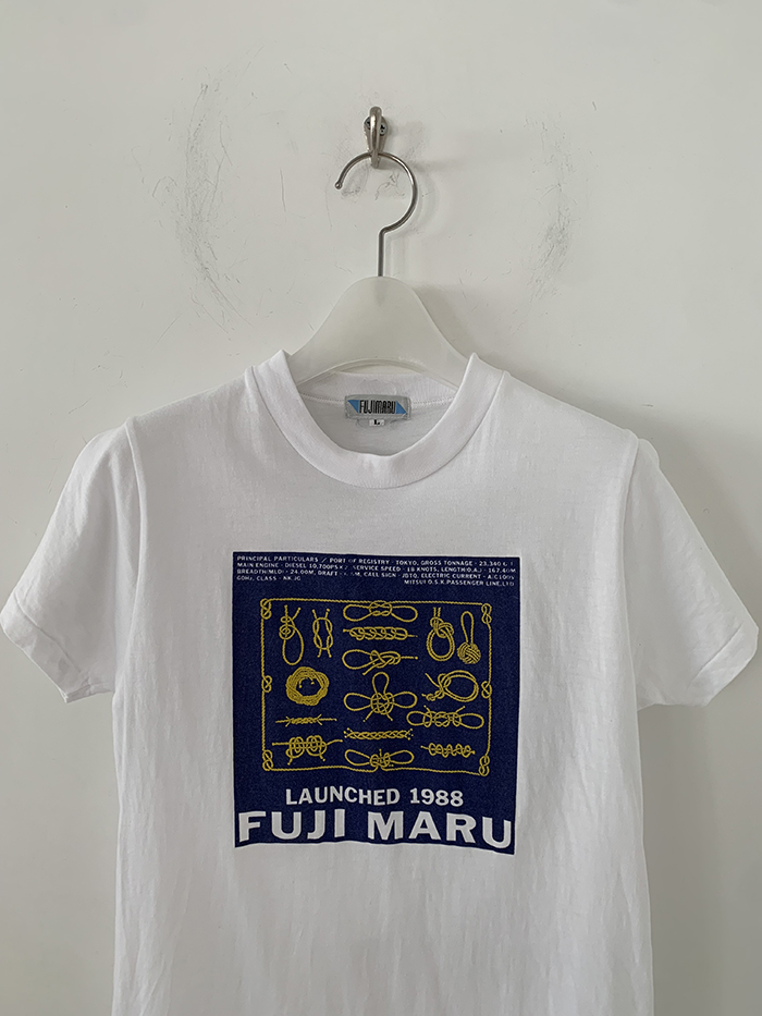 (Deadstock) 80's "FUJI MARU" T-shirt