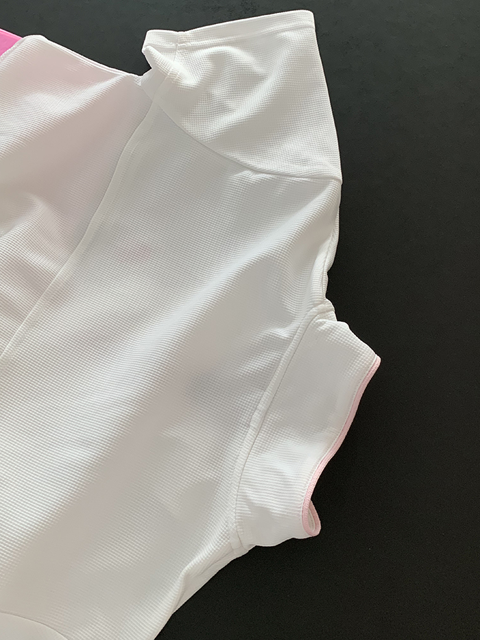 90's "Courreges" Cotton zip-up Top 복제