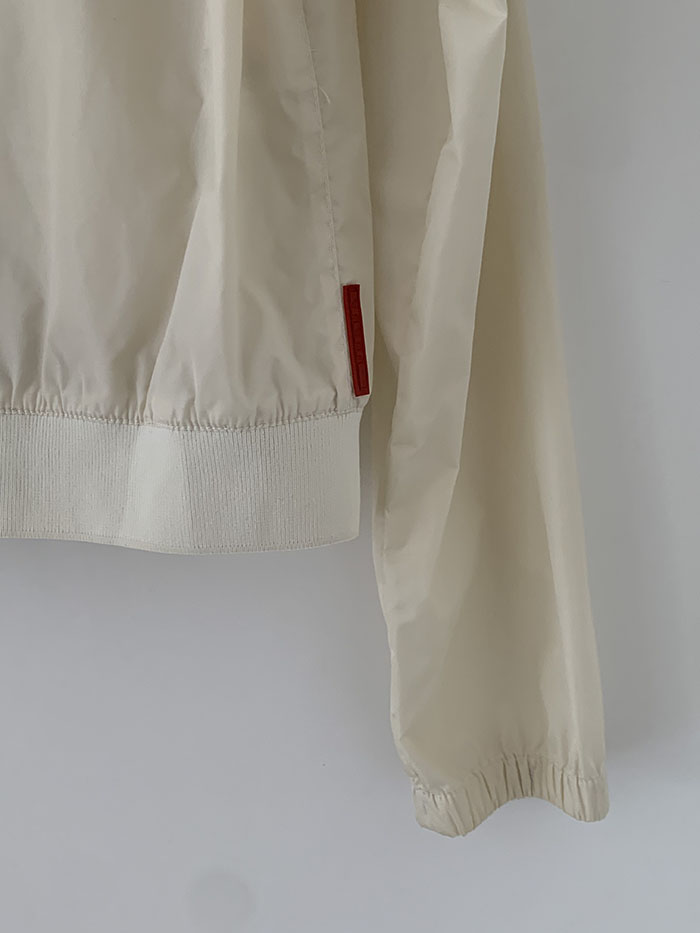 90's "PRADA" nylon zip up collar Jacket 복제