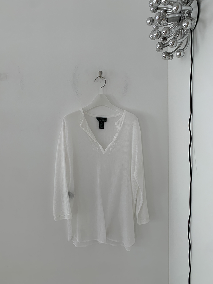 "Polo Ralph Lauren" embroidered blouse Top 복제