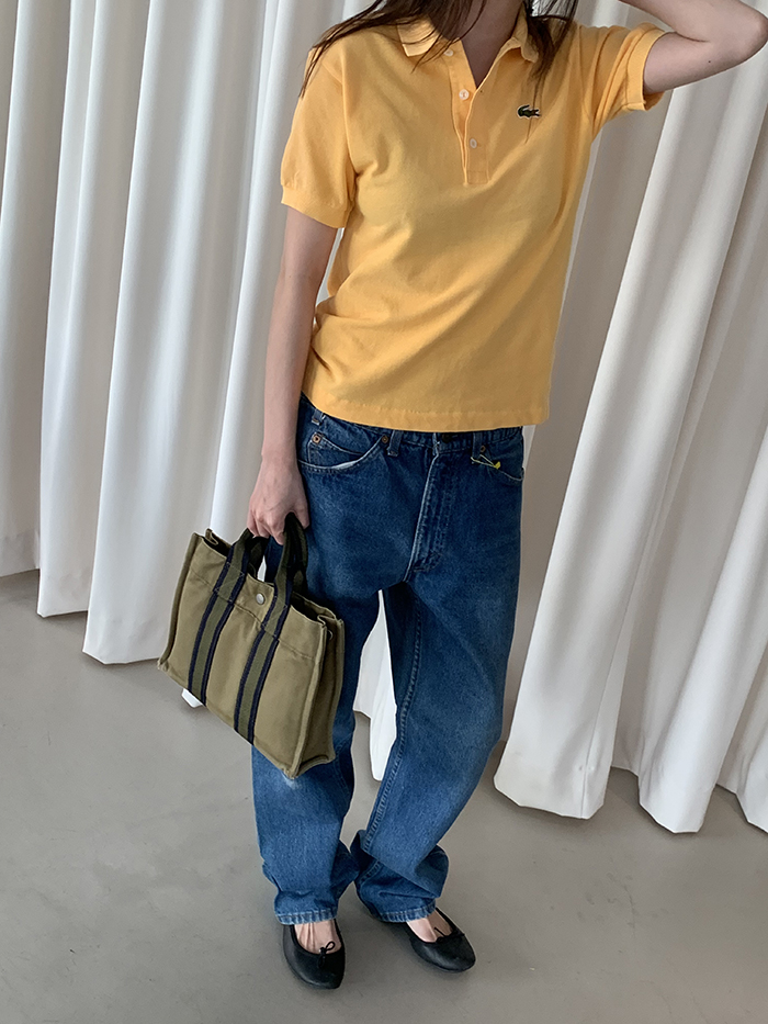 80's "Lacoste" Cotton Pique Shirt