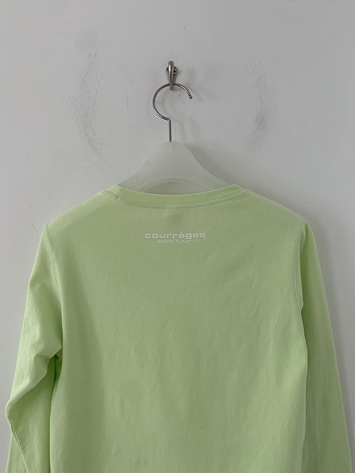(Deadstock) 90's "Courreges" cotton T-shirt 복제