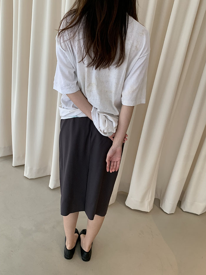 00's "Giorgio Armani" Black Skirt 복제 복제