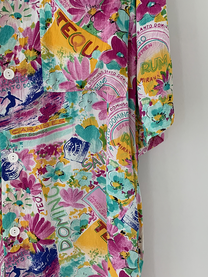 80's "Jams World" Hawaiian Shirts 복제