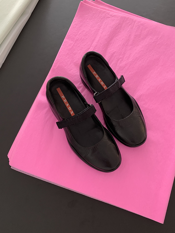 (Deadstock) 00's "PRADA" sandal shoes 복제