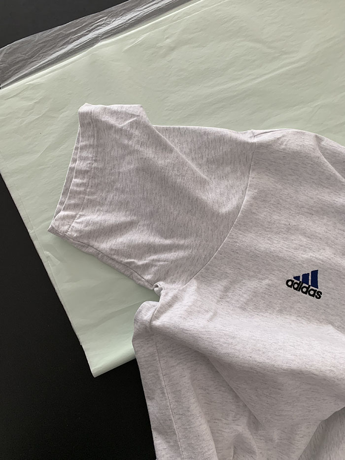 (Deadstock) 90's "ADIDAS 98" Cotton Pique Shirt