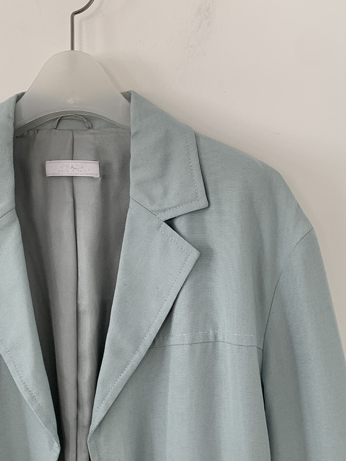 00's "PRADA" blue short Jacket