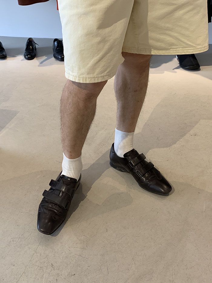 00's "PRADA" Leather Shoes 복제