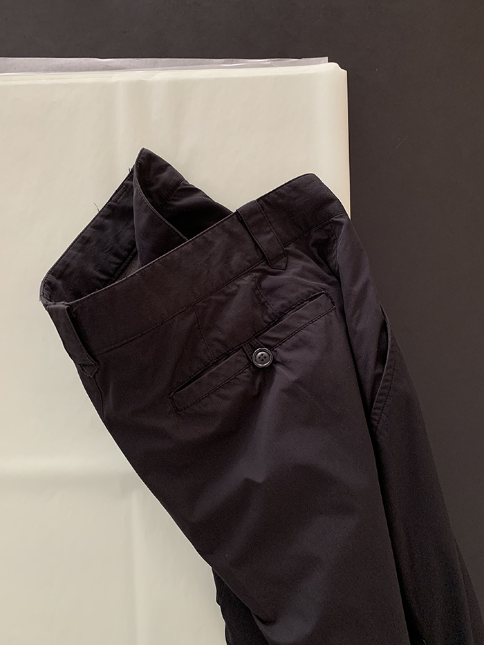 80's "ISSEY MIYAKE" side zip wide Pants (Archive)