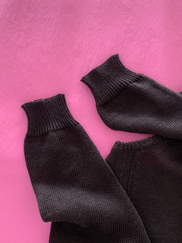 90's "Margaret Howell" wool pique Knit 판완 복제