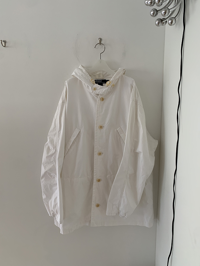 00's "Polo Ralph Lauren" ivory Mac Coat 복제