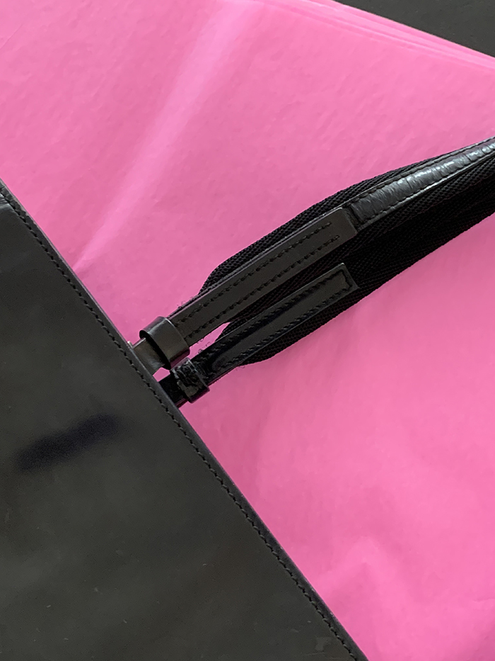 90's - 00's "PRADA" Leather Tote Bag (rare design) 복제