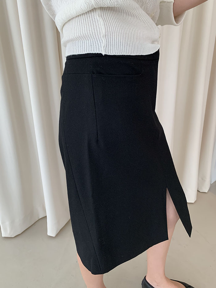 00's "JIL SANDER" wool check Skirt 복제