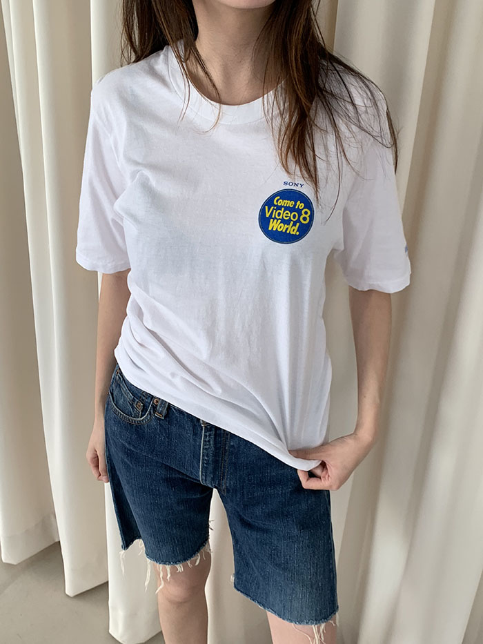 90's "SONY" cotton T-shirt