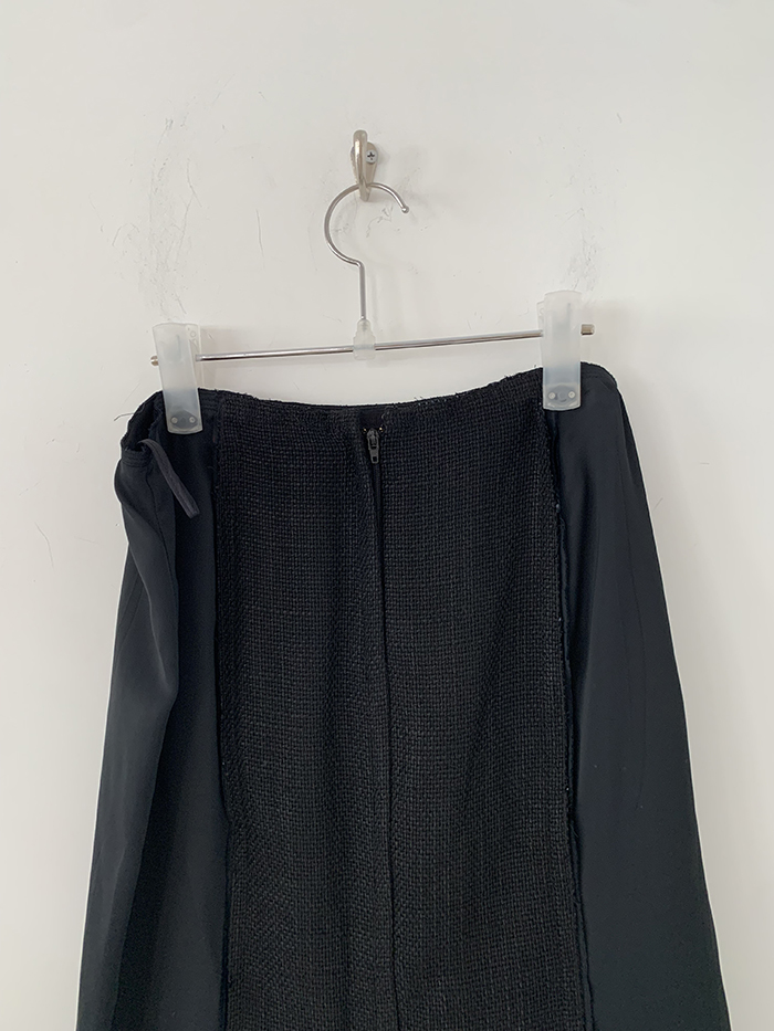 00's "Prada" cotton Button Skirt 복제