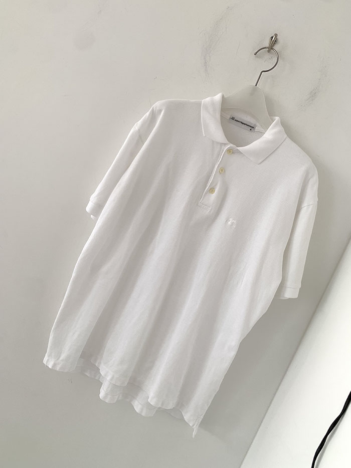 90's "Courreges" cotton Pique Knit 복제