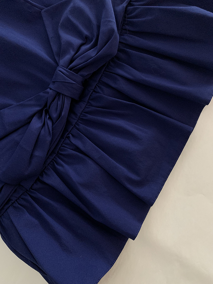 00's "PRADA" rayon x nylon crop Top 복제