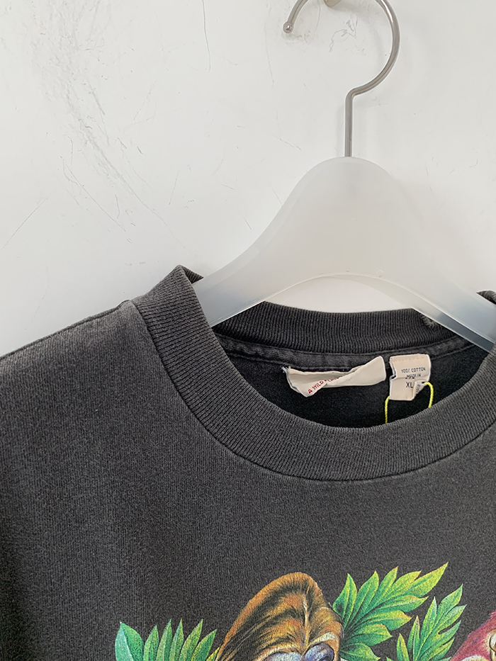 90's "WILD PLACE TO SHOP AND EAT" USA T-shirt 복제