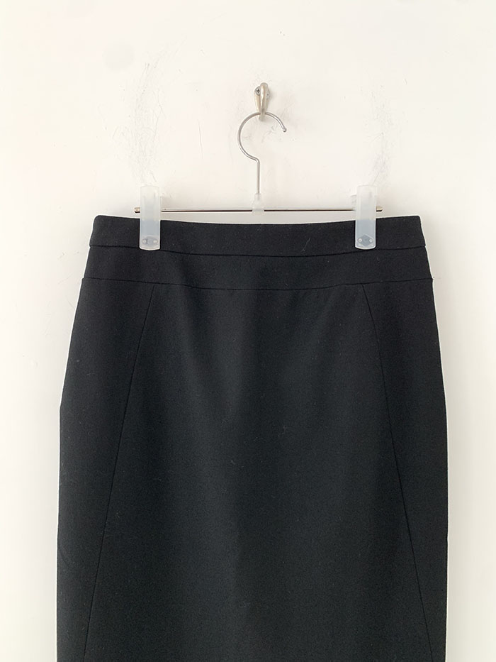 00's "JIL SANDER" wool check Skirt 복제