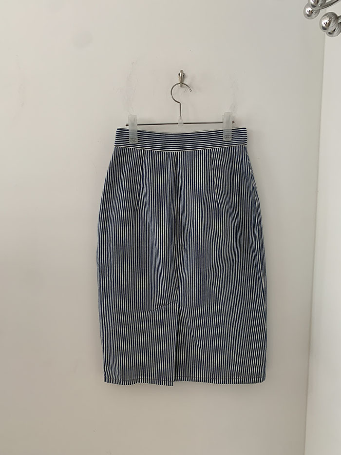 2016s "miumiu" Denim Stripe Skirt